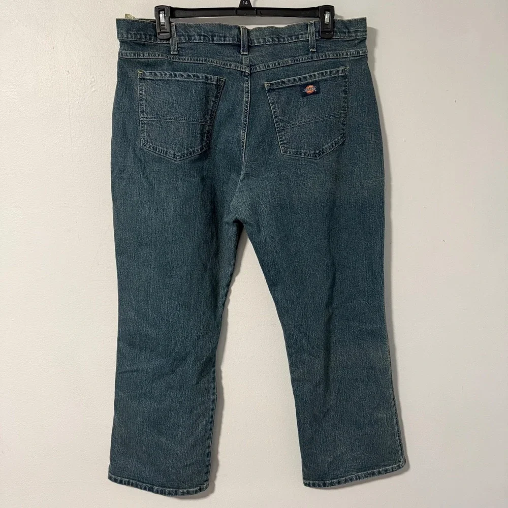 Dickies FLEX Jeans 38x30 Blue Straight Leg Denim Pants‎ Workwear 2 pair bundle